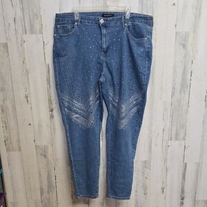 ashley stewart gemstome blue jeans